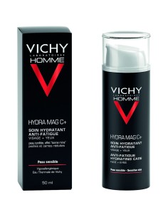 Vichy Homme Hydra Mag C+ Trattamento Idratante Anti-fatica Viso Occhi 50 ml